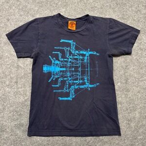 Oaklandish T Shirt Mens Small Black Port of Oakland Crane Graphic Short Sleeve
